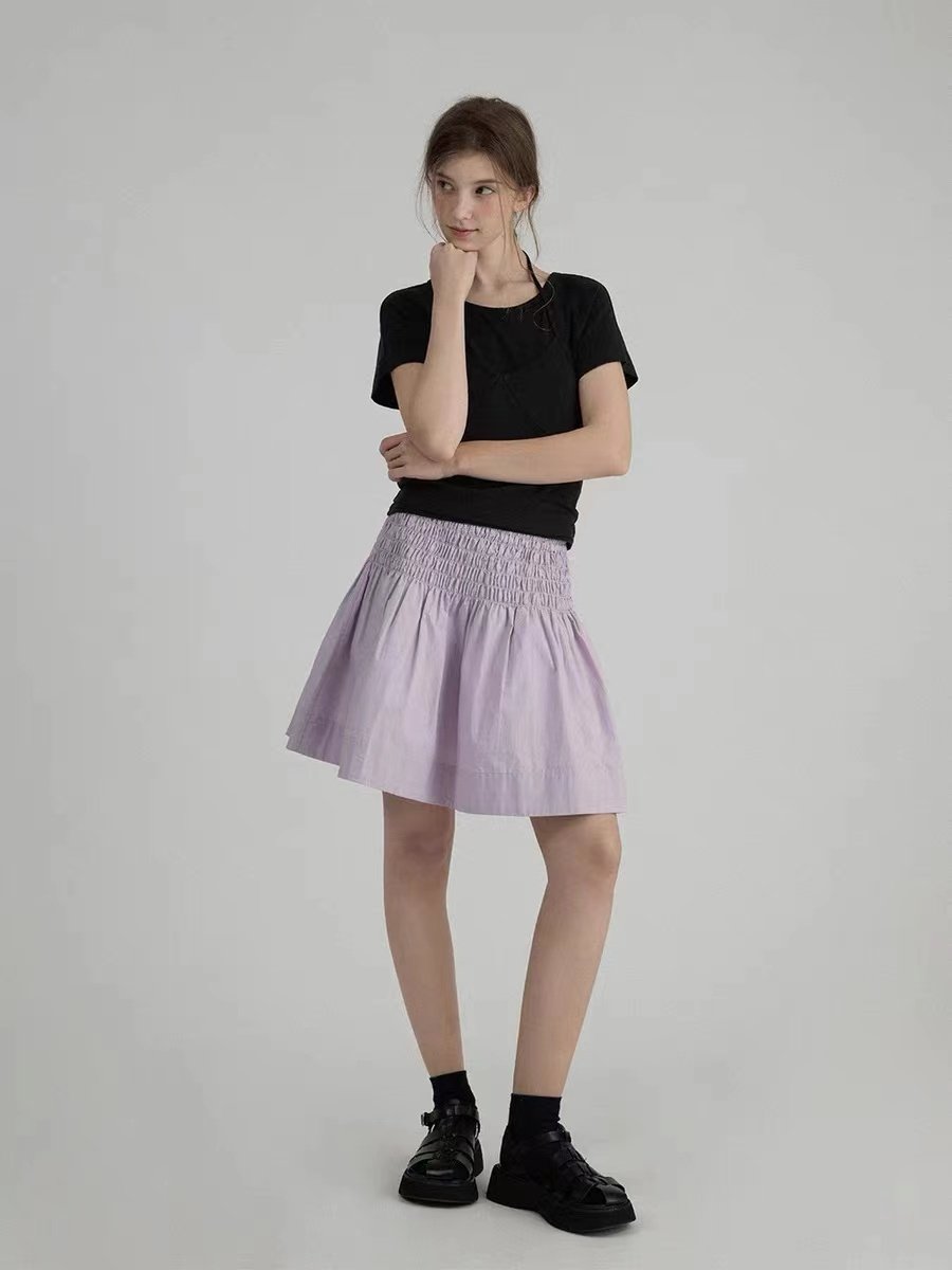 Vintage Simac Pleated A-Line Ballet Skirt - Image 3