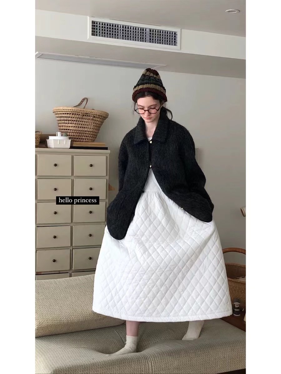 Wool Vintage Notched Lapel Coat - Image 3