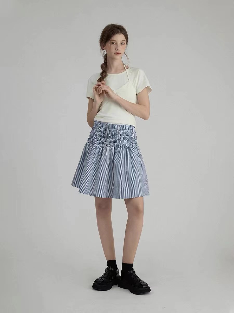 Vintage Simac Pleated A-Line Ballet Skirt - Image 2